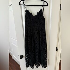 ASTR the label black lace cami dress size medium